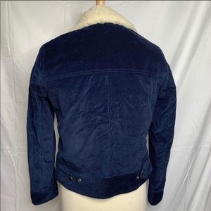 sandro corduroy trucker jacket